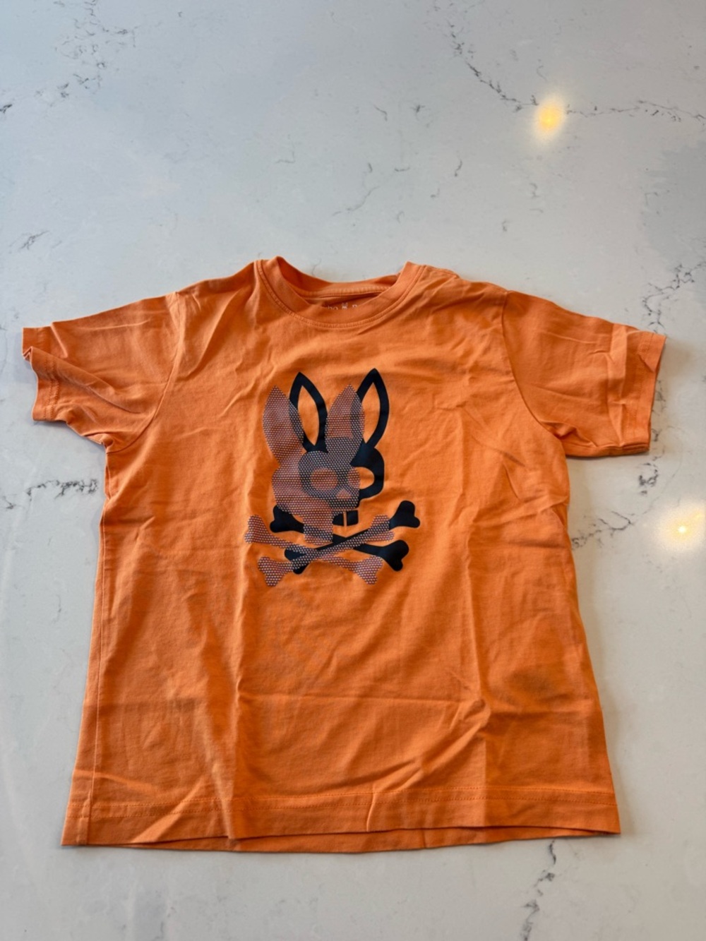 Psycho Bunny Youth Black Crewneck Logo Tee
